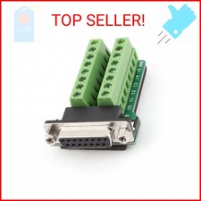 uxcell DB15 D-SUB VGA 15pin Female Adapter Jack Terminal Break Out PCB Board