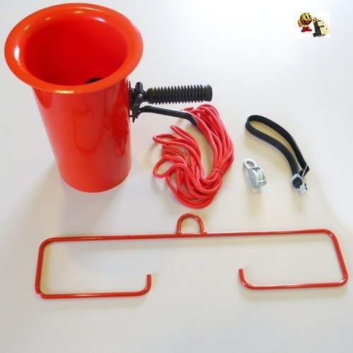 Distributeur de sac 0.5 m3 anti gaspillage avec goulotte d'écoulement et cintre