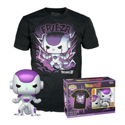 Funko Pop! & Tee Set, Dragon Ball Z - Frieza (Metallic) inkl. T-Shirt