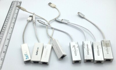 Lot of 8 USB 3.0 To Gigabit Ethernet USB31000SW, Type-C USB-C To Ethernet 