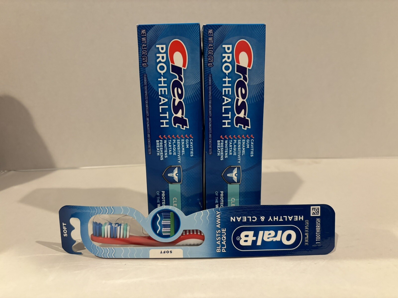 Crest Pro-Health Clean & Free 4.3 oz BUNDLE OF 2 EXP 6/27 Wi