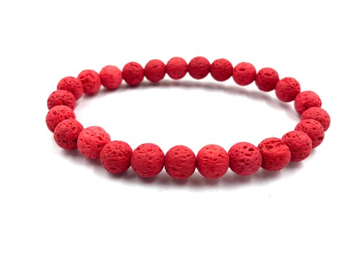 Bead Bracelet 8 mm Beaded Gemstone Stretchable Bracelet 7.5 Inches SB - Picture 97 of 136