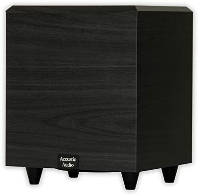 Acoustic Audio Psw-6 Down Firing Powered Subwoofer (Black) (849155021047)