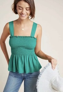 anthropologie peplum top