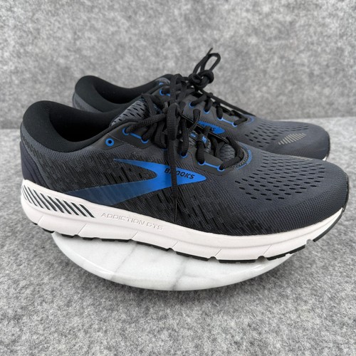 Brooks Addiction GTS 15 grau blau Laufschuhe 1103652E077 Herren Größe 12,5