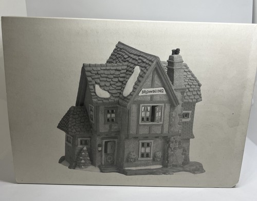 Departamento 56 Dickens Village Browning Cottage 5824-6 Christmas Heritage Retirado - Imagen 7 de 8