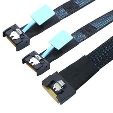 PCIE SAS4.0 SFF-8654 8i 74P To Dual 2X MCIO 4X 4i 8654 38P Server Adapter Cable