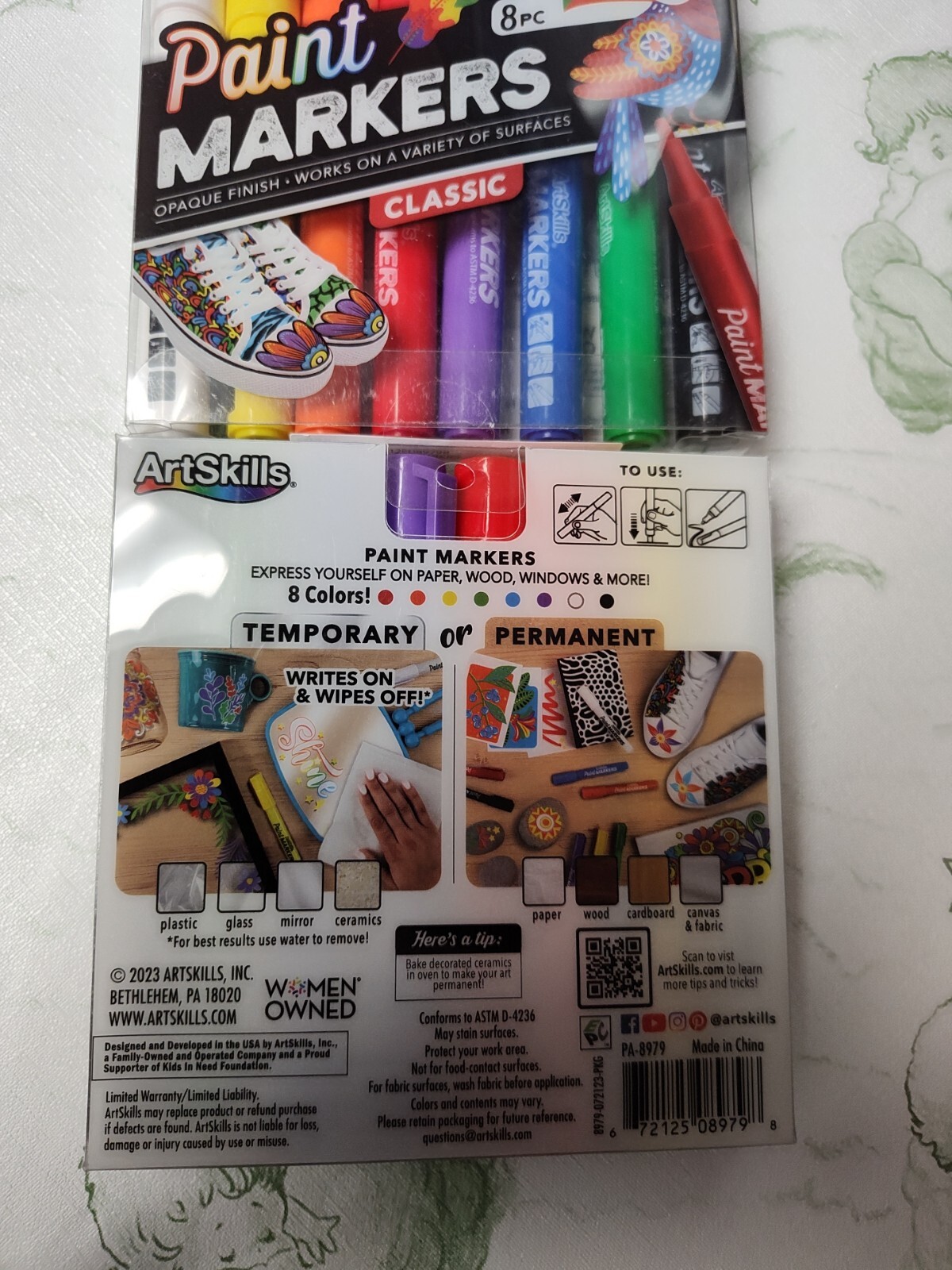 TWO FULL SETS -16 Piece COLOR.   Paint Markers. 18 markers In total.