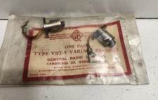 LOT OF 2 NEW OLD STOCK! GENERAL RADIO COMPANY VARIAC BRUSHES VBT-5