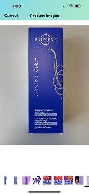 Biopoint Control Curly Shampoo.  Curl Activator Shampoo Frizz Control
