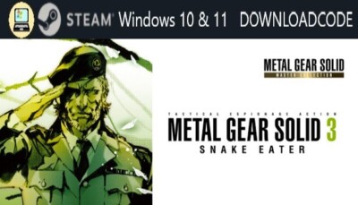 NEU PC Computer Spiel Metal Gear Solid 3 Snake Eater Master Col. Key für STEAM