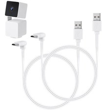 2Pack 10FT/3M Micro USB Extension Cable Compatible with WYZE Cam Pan V3 Water...