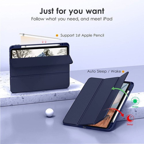 Smart Case For 2025 NEW iPad Air 11" M3/ iPad Pro 11 inch 2024 Clear Back Cover - Picture 59 of 75