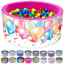B&auml;llebad Ballpool mit 200 Spielb&auml;llen Ball Pool B&auml;llepool B&auml;llchenpool Kugelbad