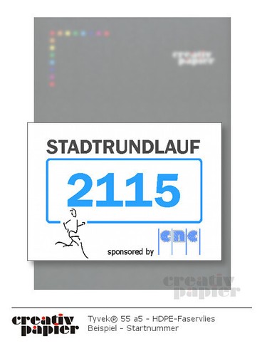 Tyvek 55 reißfestes Faser-Vlies 500 Blatt DIN A5 weiß 55 g/m² unbedruckt - Bild 2 von 2