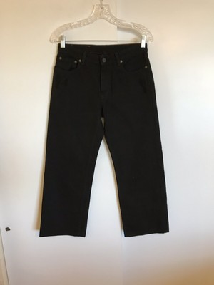 Ralph Lauren Polo Black Jeans NWT 29x25 Short New Boys 18 Dungarees Hemmed 