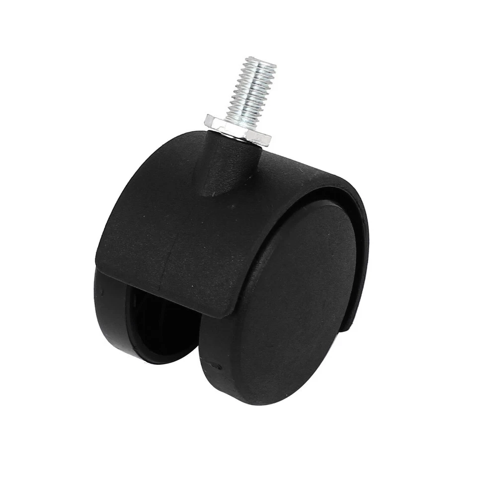 8mm Gewinde Stem 2 "Dia 360 Grad Rotation Dual Radstuhl Schwenkrollen - Bild 2 von 2