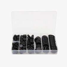 170pcs Rubber Firewall Hole Plug Electrical Wiring Gasket Assortment Kit
