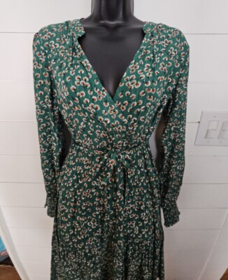 Fat Face Lexi Floating Bloom Green Dress NWT Floral Cottage Core | eBay