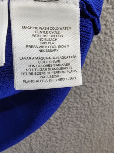 Kasper Open-Front Long-Sleeve Sweater Women's XS Royal Signature Solid - Picture 10 of 16