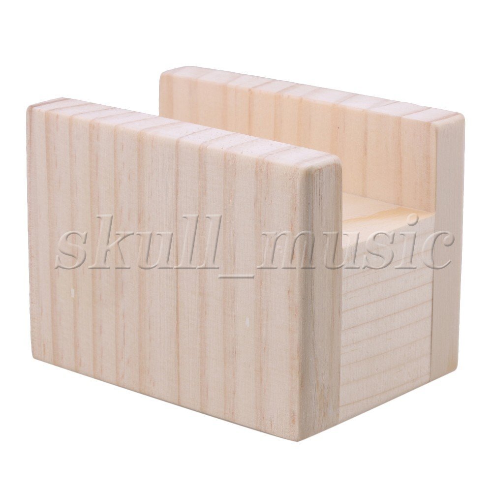 2PCS 4cm Groove Wood Cube Furniture Lifter Bed Sofa Table Riser Height