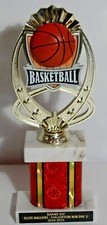 Basketball Trophy 11" Tall - Free Engraving