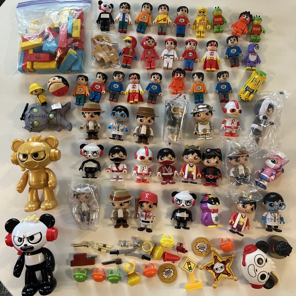 HUGE Ryan's World Figures Figurines Toys Some Still Sealed