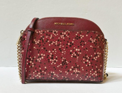 MICHAEL KORS EMMY DOME CROSSBODY SHOULDER BAG MULBERRY MULTI