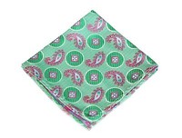 Lord R Colton Masterworks Pocket Square - Lost City Apple Green Silk - $75 on sale Lord R Colton Masterworks Pocket Square - Lost City Apple Green Silk - $75 on sale