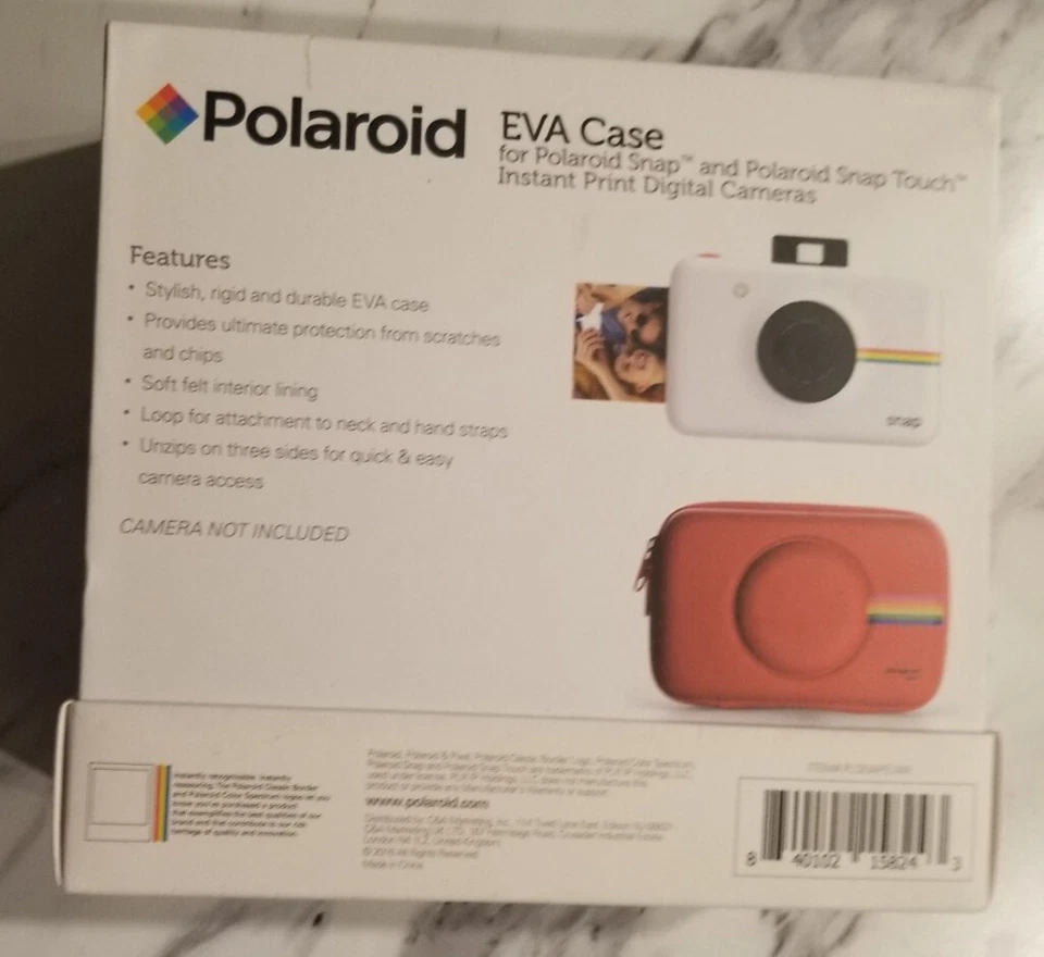 Estuche Polaroid Eva (Rojo/Púrpura) - Nuevo Foto 2 de 4