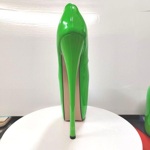 Zapatos de salón de club nocturno con plataforma de aguja de 22 cm para mujer - Imagen 3 de 28