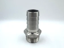 304 STAINLESS STEEL HOSE BARB FITTING 1" NPT PIPE - 1" HOSE