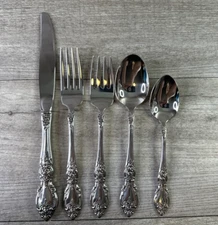 Oneida Stainless Flatware - WORDSWORTH -  5pc Place Setting