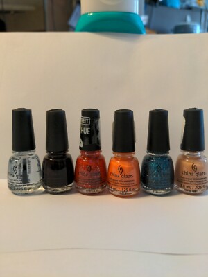 China Glaze Nail Lacquer with hardener Mini's Different Shades new, Lot of  3. | eBay