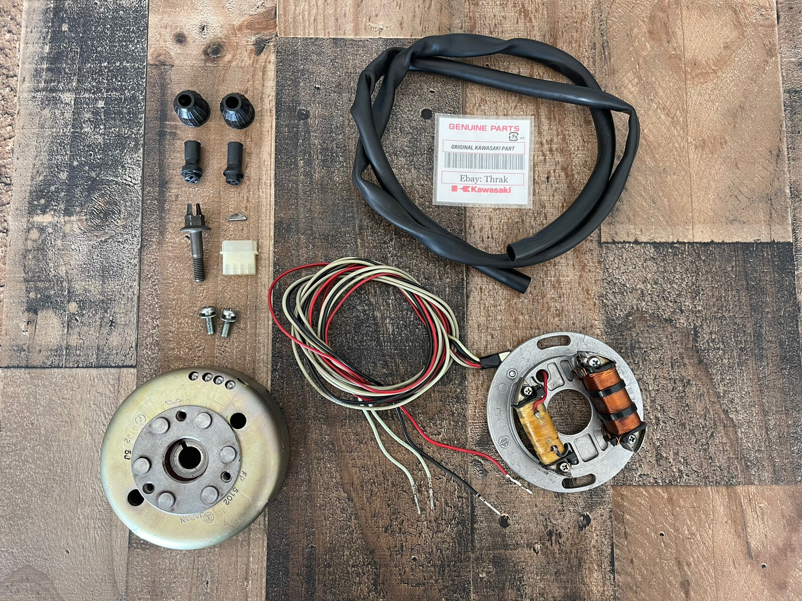 Kawasaki OEM 300sx JS300 STATOR Flywheel Ignition Complete! JS