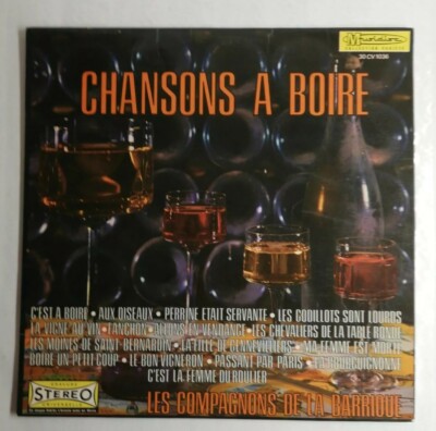 N116 Vinyl 33 Türme Les Compagnons de la Barrique, Trinklied, mit Vögel