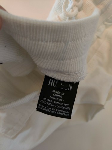 Hudson Kids Rex White Bermuda Shorts Size L 10-12 Twill Vintage Look Pull On - Picture 5 of 12