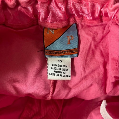 Vintage Nicknackpattywack Pink Corduroy Skirt w 80s Designs Attached Shorts 10 - Picture 3 of 7