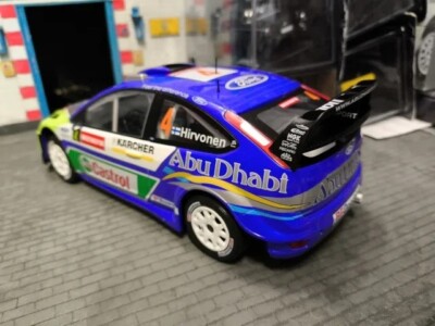 FORD FOCUS WRC, RALLY WALLES GB 2007, HIRVONEN 1:18 ALTAYA IXO