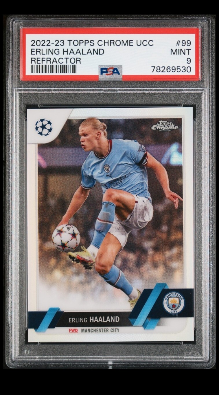 Erling Haaland 2022 Topps Chrome UEFA Club Competitions #99