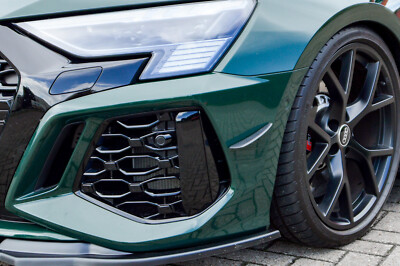 Bi 2 tlg. Spoilerecken Flaps Luftführung Satz aus ABS für Audi RS3 8Y