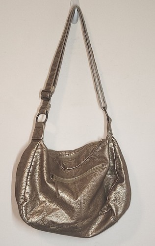 NWOT Bueno Gold Slouchy Shoulder Bag - Picture 3 of 10