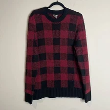 Smartwool Men's Cozy Lodge Buffalo Check Sweater Wool Blend Size Small NWT