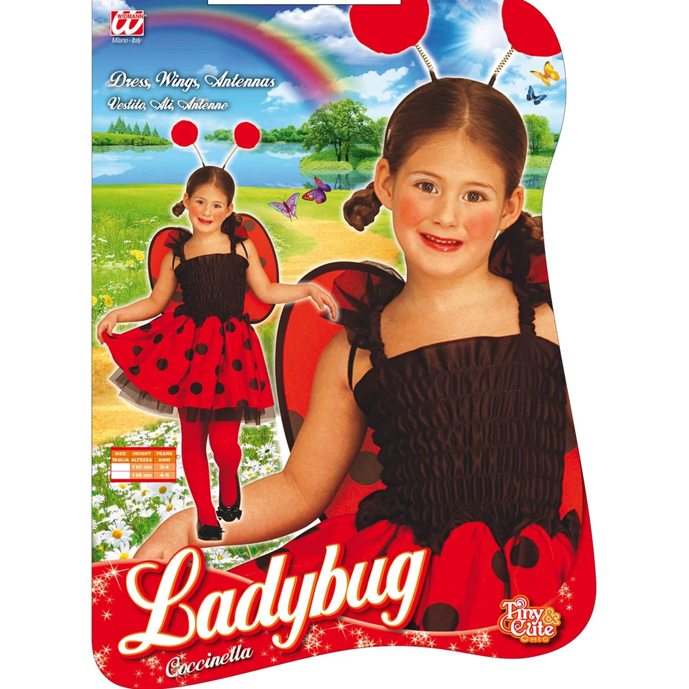 Vestito carnevale shop bambina coccinella