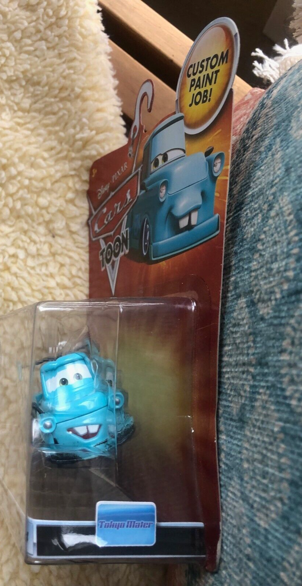 Disney Pixar Cars Toon Deluxe Tokyo Mater with Oil Stains Disney Pixar Cars Toon Deluxe Tokyo Mater with Oil Stains