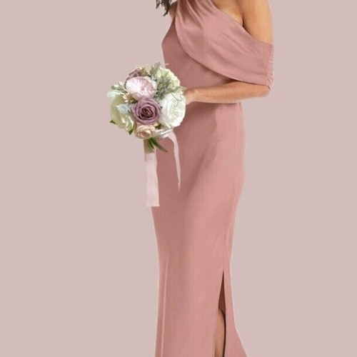 Rose Gold Bridesmaid Bouquet Artificial Wedding Flower Spring Summer
