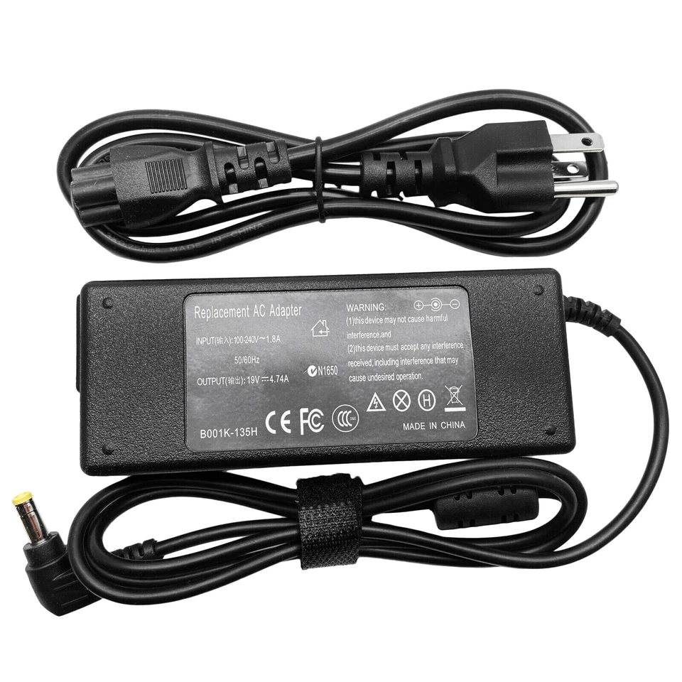 90W AC Adapter Charger For Gateway one ZX4300 ZX4800 ZX6800 ZXC6900 Power Supply - Image 4 of 4