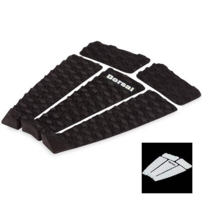 DORSAL Five 5 Piece EVA Surfboard Deck Traction Pads with Kicker Tail for Stomp