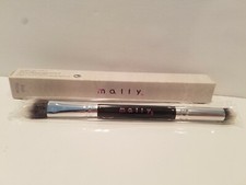 MALLY- Double Ended Eyeshadow Brush - NIB