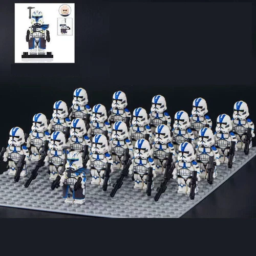 21x Star Wars 501st Clone Troopers Battle Pack-Figuren zum aussuchen Buildable~~ - Bild 46 von 46